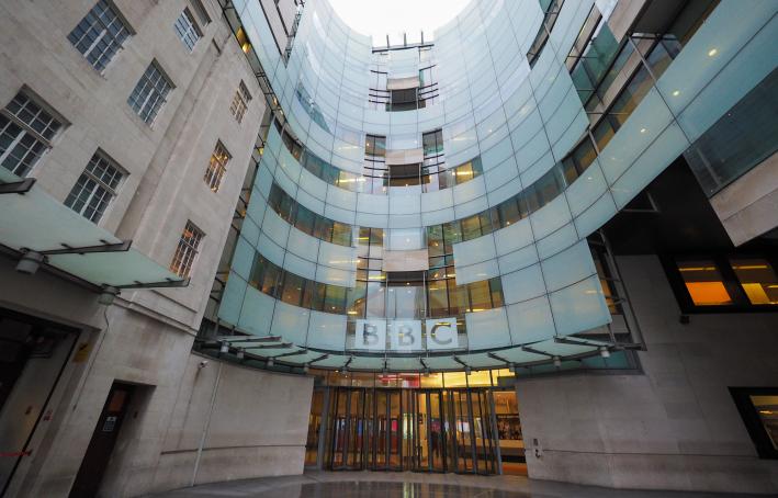 BBC Broadcasting House headquarters of the British Broadcasting Corporation in Portland Place