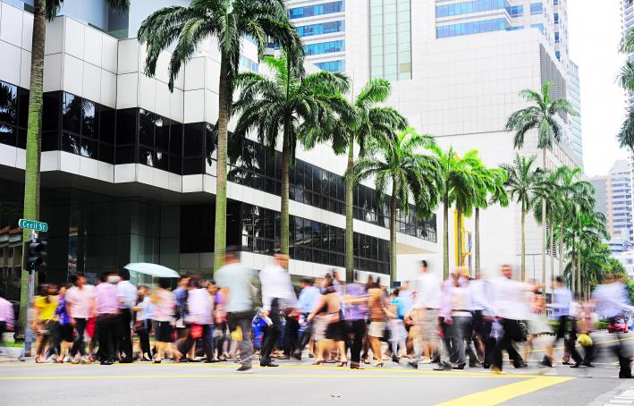 Singapore rush hour