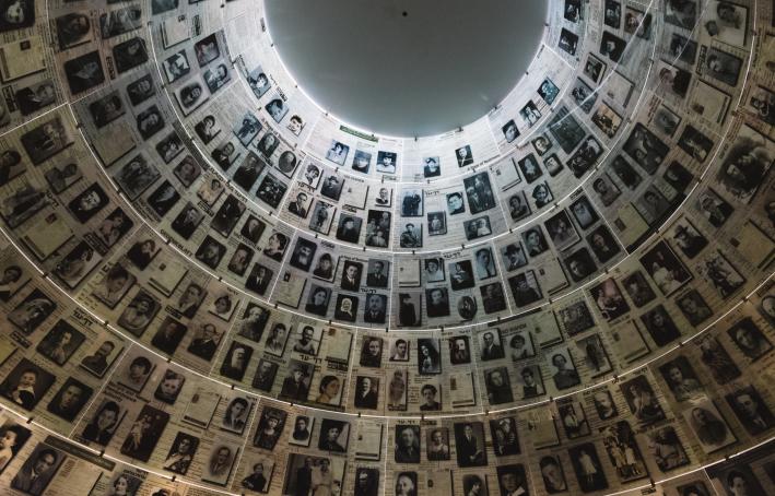 Hall of Names in the Yad Vashem Holocaust Memorial Site