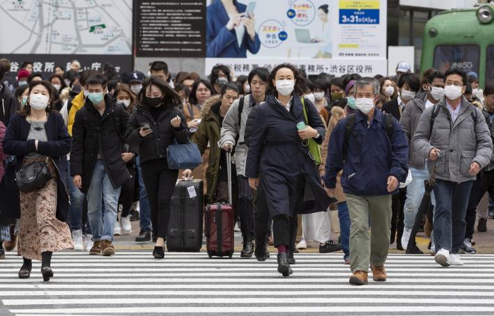 Tokyo commuters