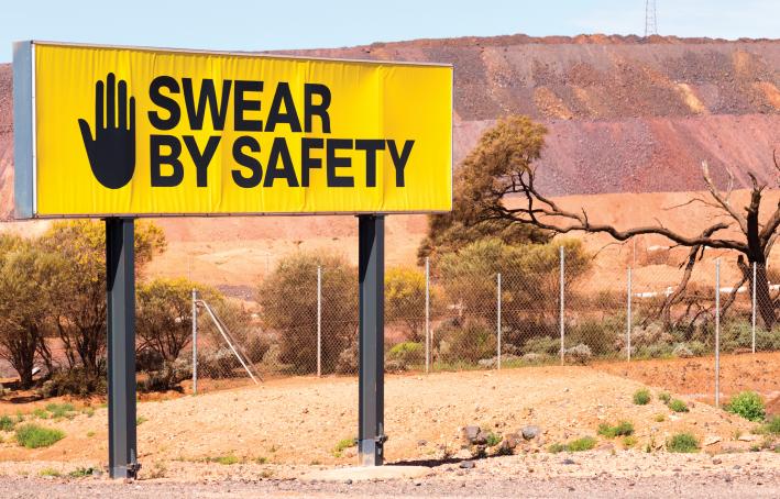 Swear by Safety sign, Australia