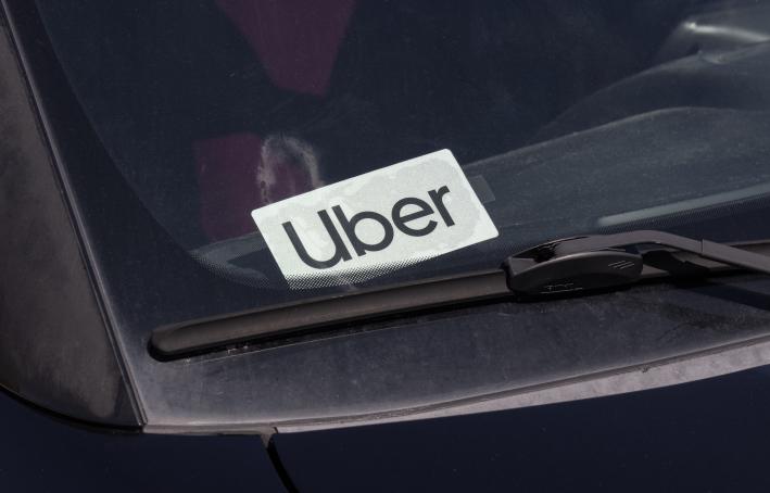 Uber Car for hire sticker