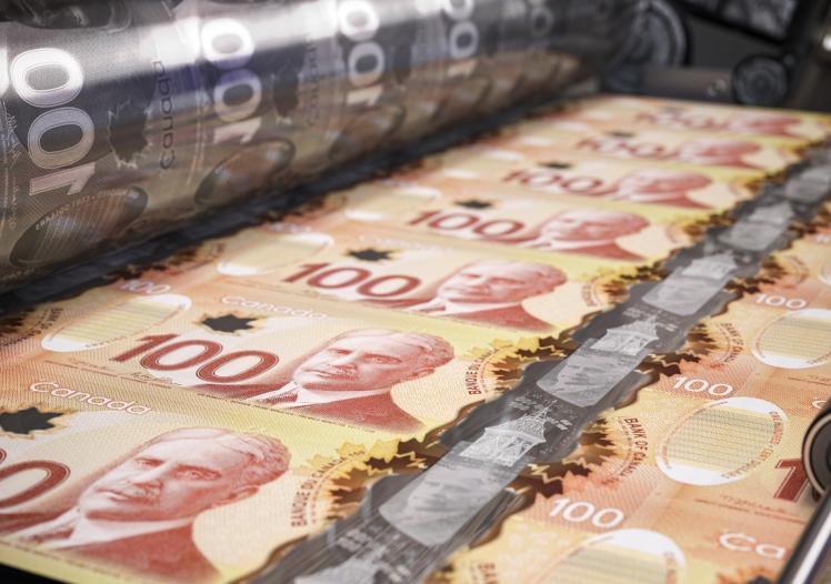 Canadian dollars