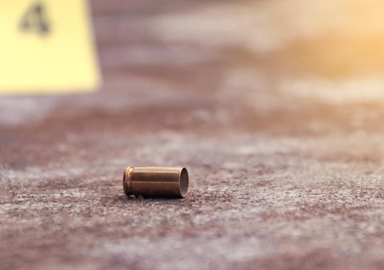 Spent bullet casing