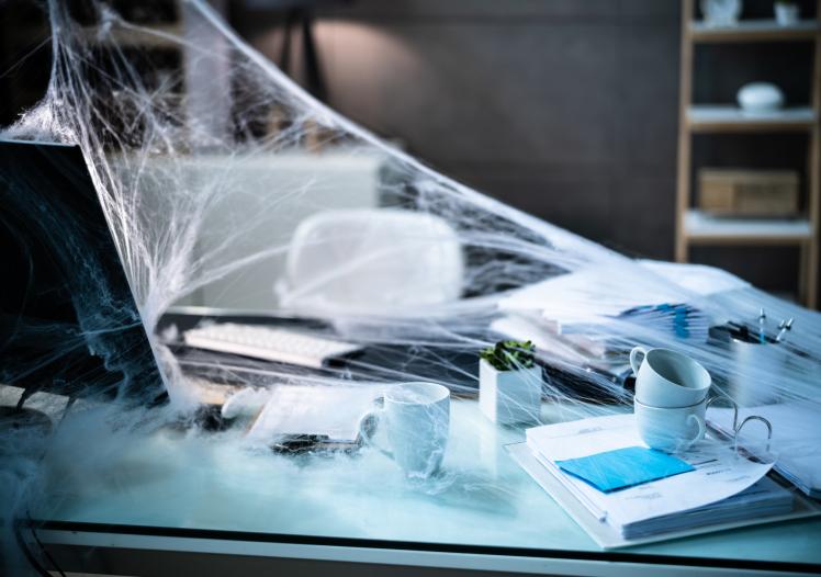 Abandoned Dark Dirty Office