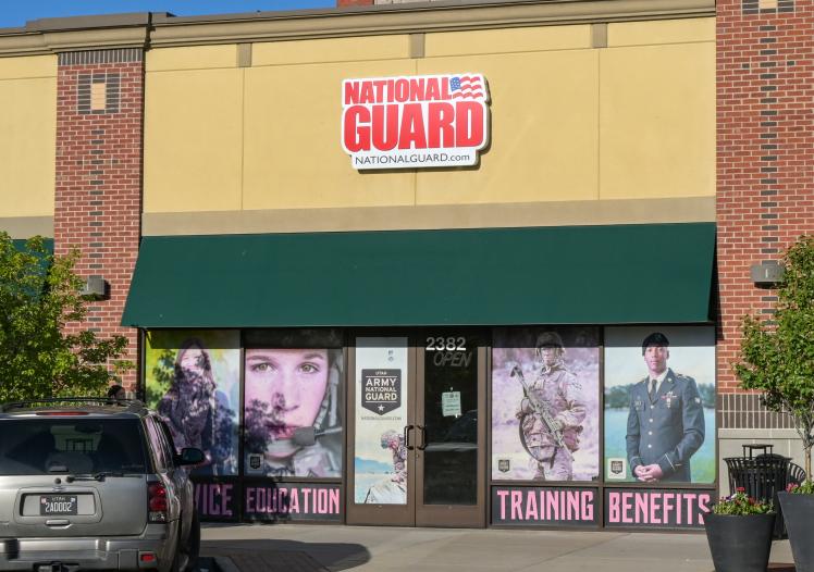 National Guard recruiting office in Ogden, Utah