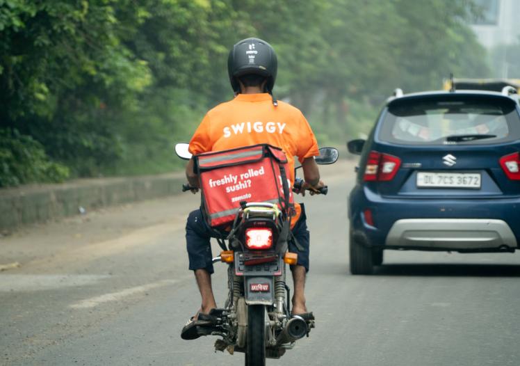 Swiggy food delivery driver