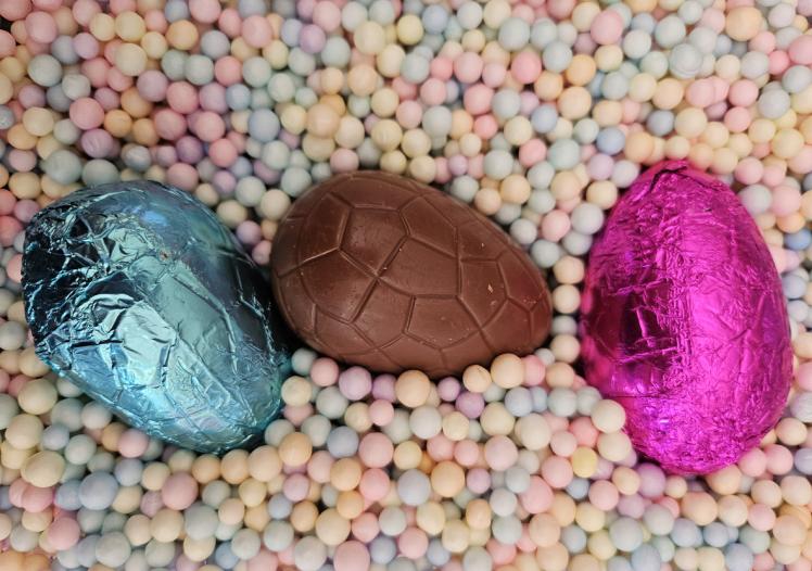 Chocolate Easter eggs