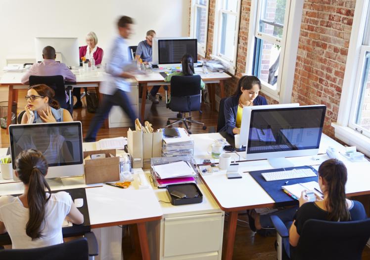 Open-plan office