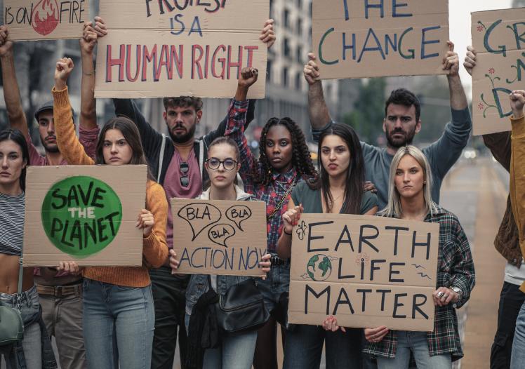 Climate protest