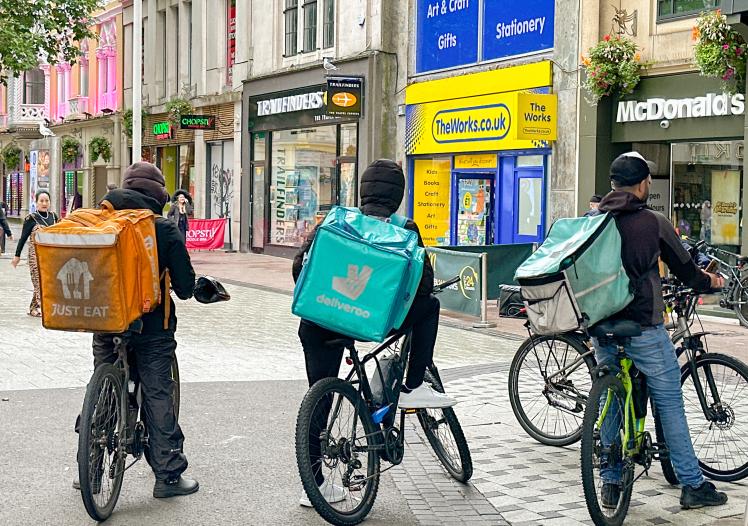 Delivery riders