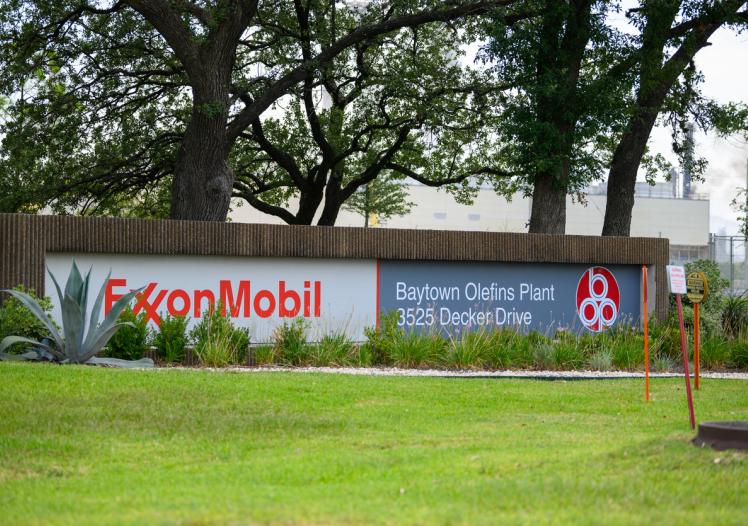 ExxonMobil Baytown Olefins plant in Baytown, near Houston, Texas