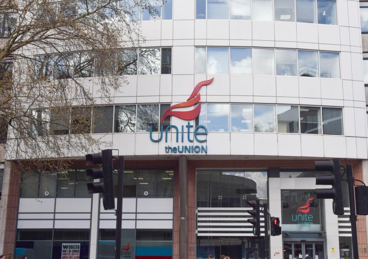 Unite the Union headquarters in London