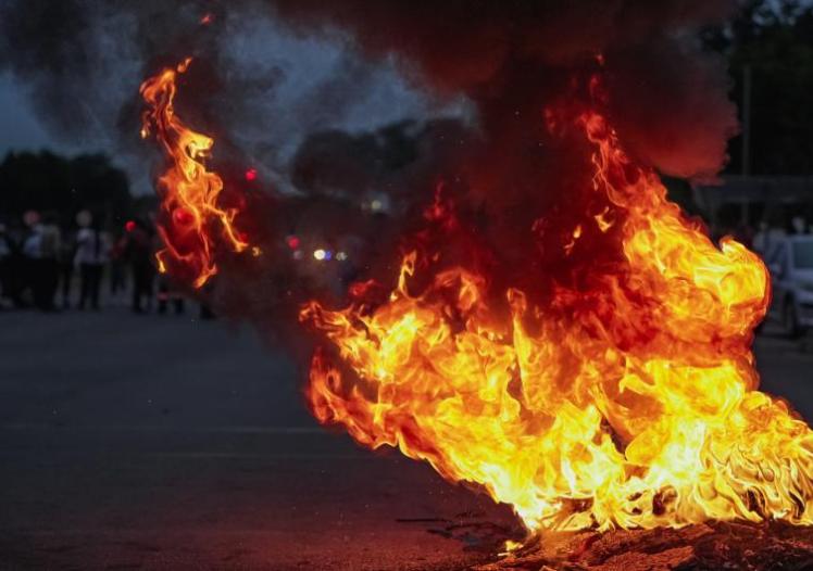 Street fire