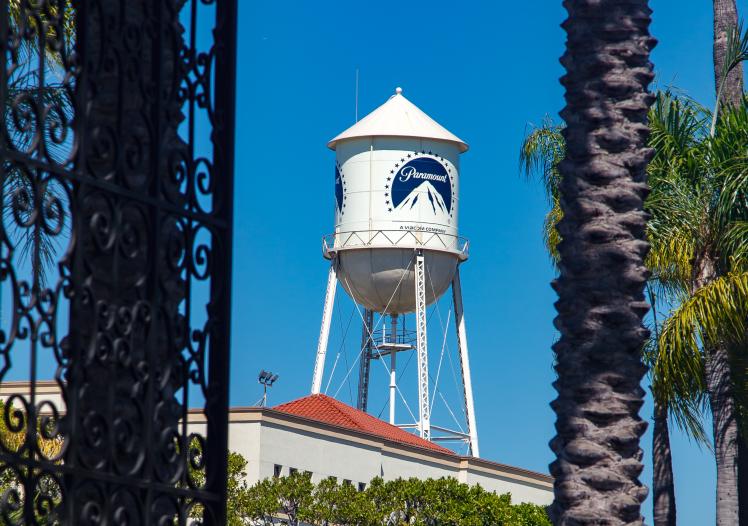 Paramount Studios and the water tower