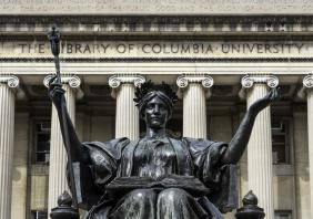 Alma Mater Statue Low Library Columbia University 