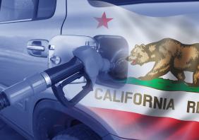 State of California and gas station