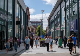 City centre of Manchester
