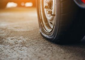 Flat tyre