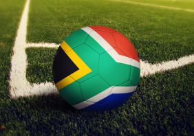 South Africa ball on corner kick position
