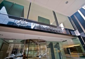 Front office of Fair Work Commission building in Melbourne Australia 
