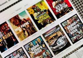 Online catalogue of Rockstar games, including Grand Theft Auto and Red Dead Redemption