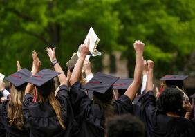 Yale University graduation ceremony