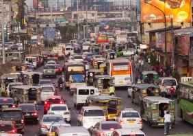 traffic in Manila