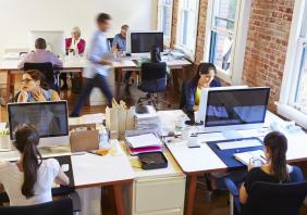 Open-plan office