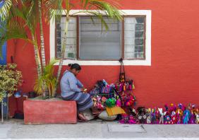 Street vendor in Mexico