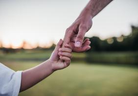 Holding hands 