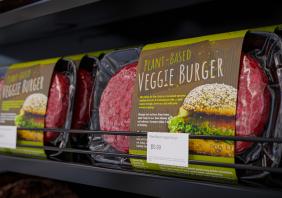 Meat-free burgers