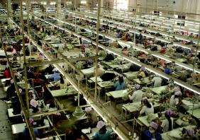 A Garment factory in SE Asia