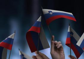 Slovenia flags 