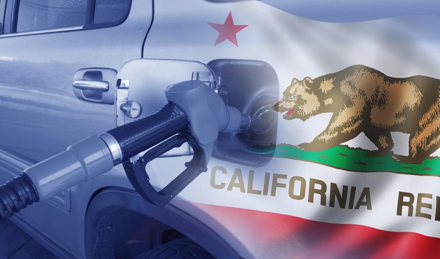 State of California and gas station