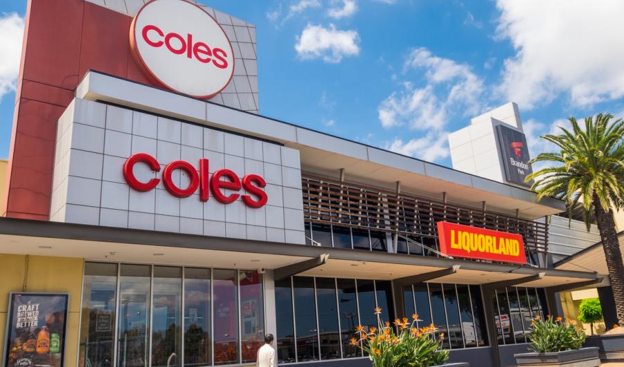 Coles supermarket store in Melbourne, Australia