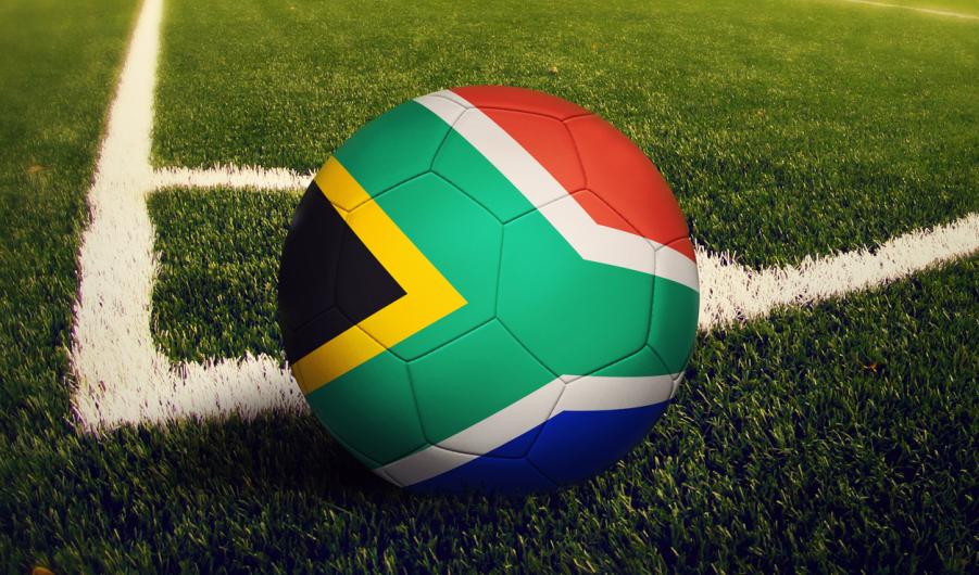 South Africa ball on corner kick position
