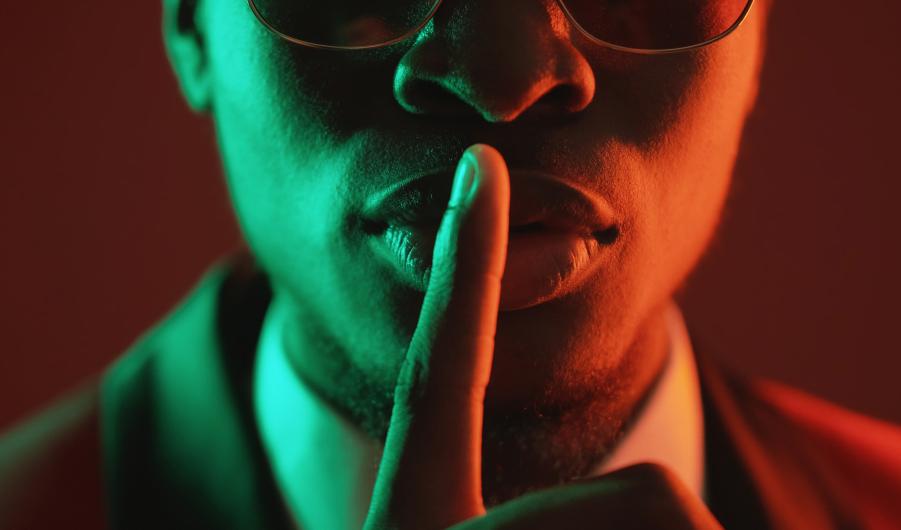 Shush gesture
