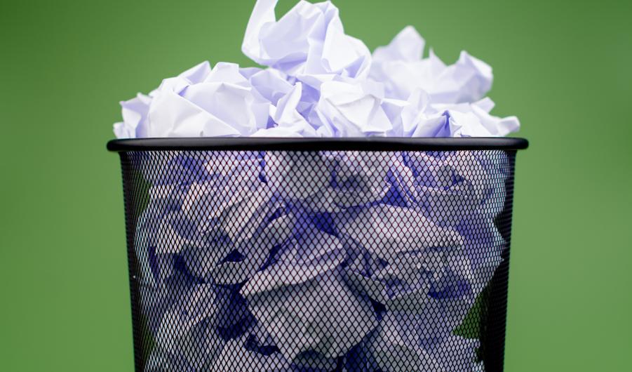 Waste paper