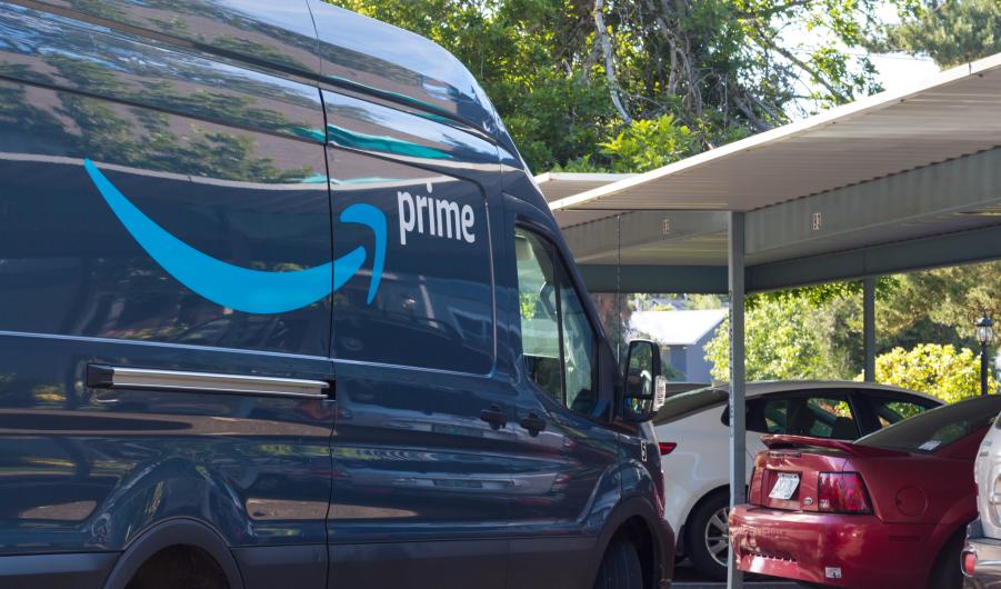 Amazon Prime delivery van