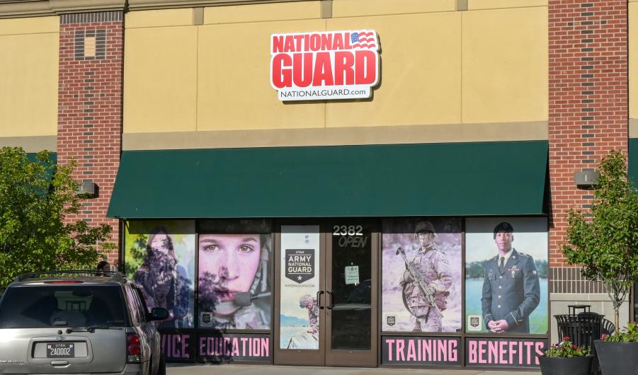 National Guard recruiting office in Ogden, Utah