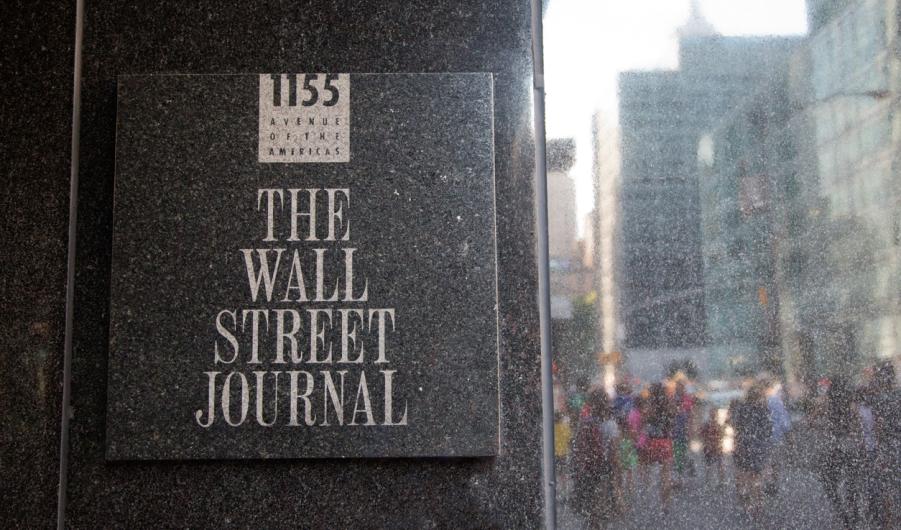 he Wall Street Journal sign