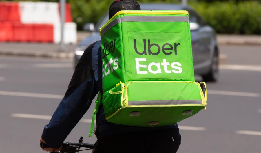 Uber Eats cyclist