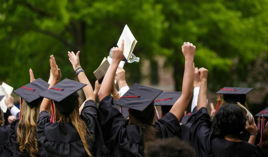 Yale University graduation ceremony