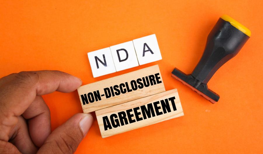 Non-disclosure agreement stamp