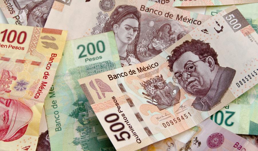 Mexican Peso bank notes 