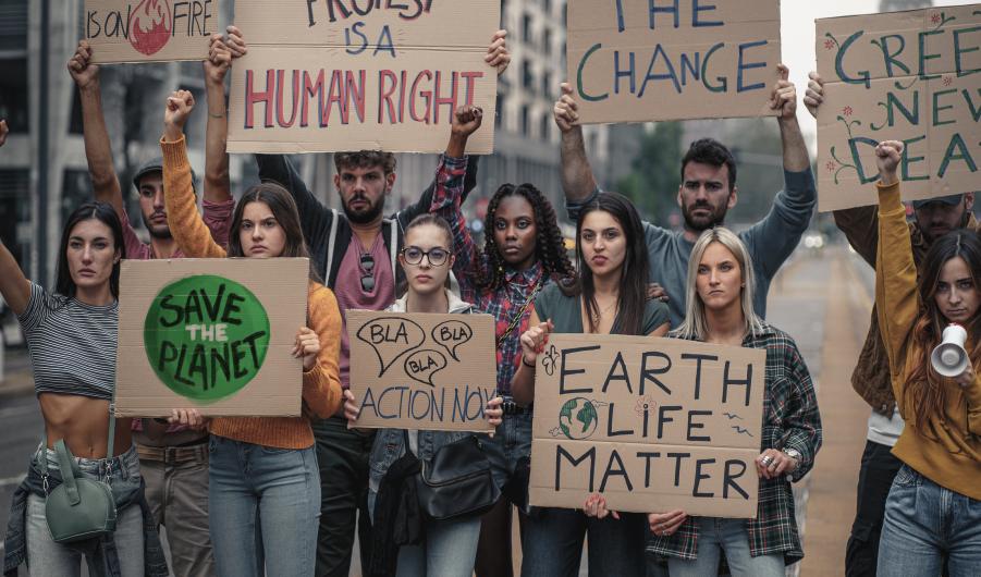 Climate protest