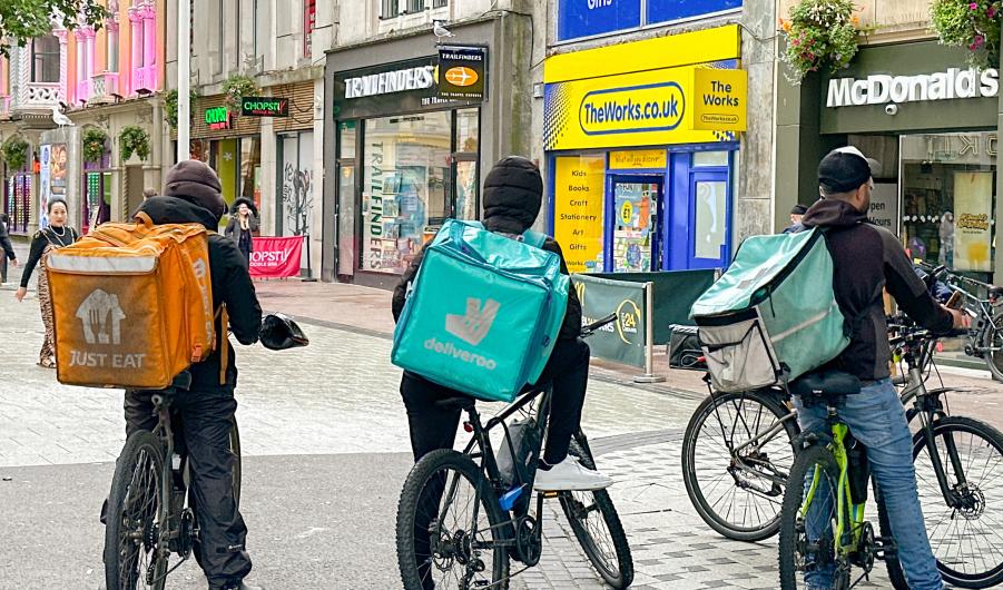 Delivery riders