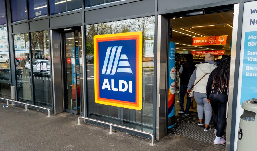 Aldi storefront