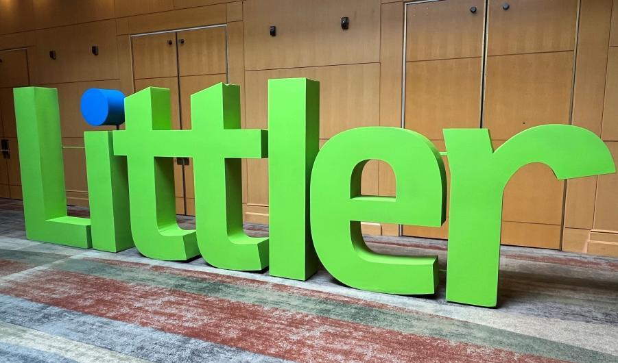 Littler signage